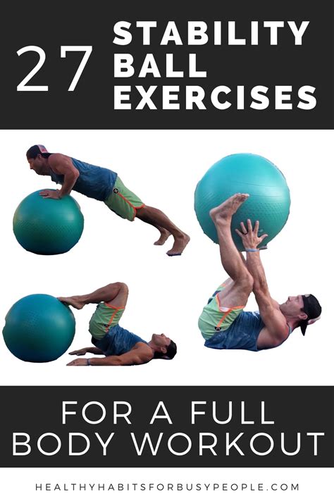 Workouts For Exercise Ball Artofit
