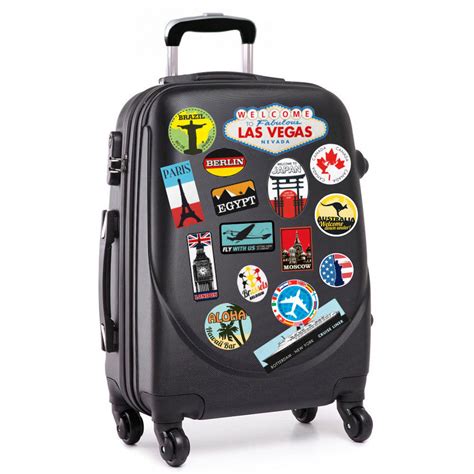 Suitcase Travel Stickers Clashing Pride