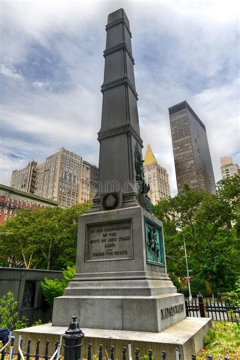 General William Jenkins Worth Monument Editorial Stock Photo Image Of