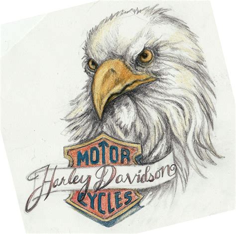 Free harley davidson logo stencil download free clip art. harley eagle tattoo art by Kittencaboodles.deviantart.com ...