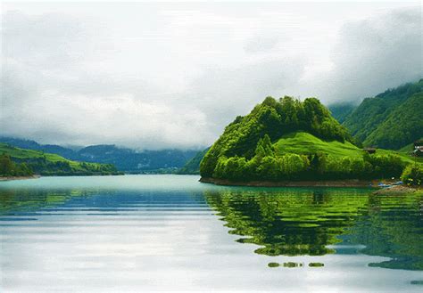 Animated Beautiful Lake Email Backgrounds Id 23236