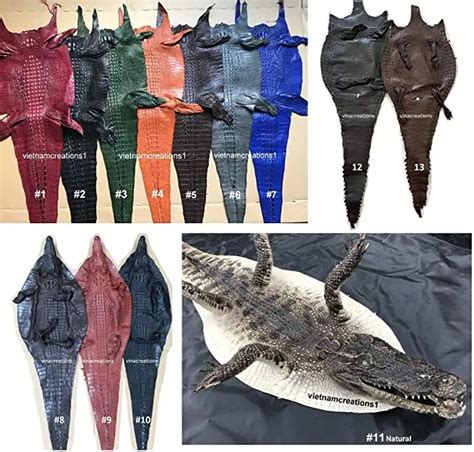 Wholesale Real Crocodile Skin Material Made By Vietnamese Genuine
