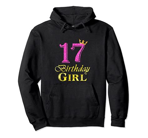 Cool 17th Birthday Girl Princess 17 Years Old 17th Birthday T Shirts