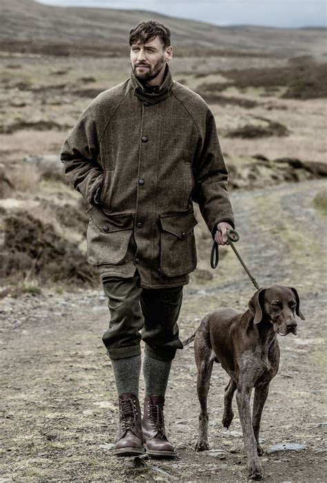 Hoggs Of Fife Harewood Tweed Jacket Waterproof Hollands Country