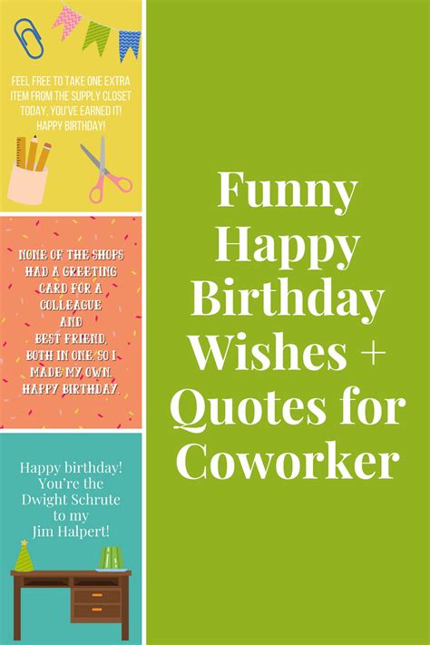 57 Funny Happy Birthday Wishes Quotes For Coworker Darling Quote