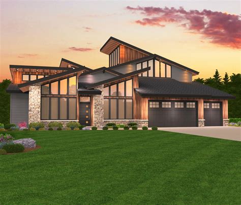 Pacific Northwest Contemporary House Plans Jhmrad 128982