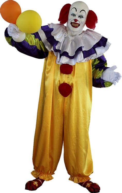 Pennywise Clown It Costume And Mask Halloween Scary Clown Costume