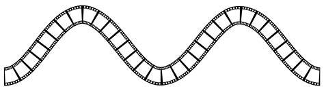 Wavy Film Strip Public Domain Vectors