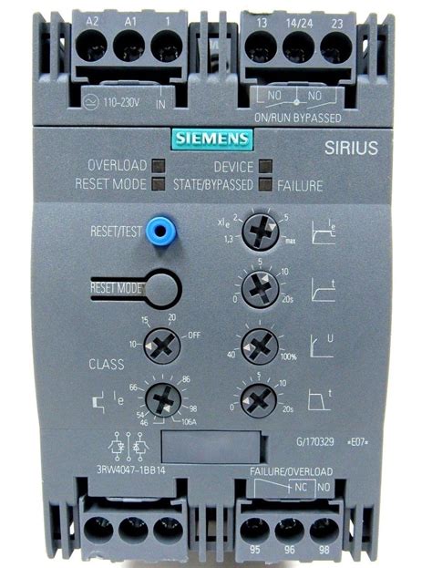 New Siemens 3rw4047 1bb14 Soft Starter 3rw40471bb14 Sb Industrial