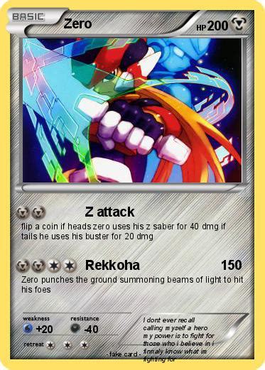 Pokémon Zero 558 558 Z Attack My Pokemon Card