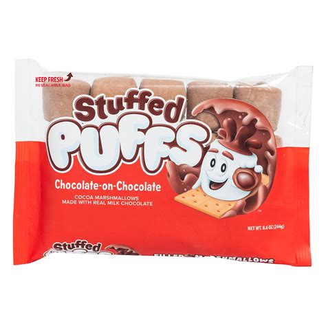 Stuffed Puffs Marshmallows Filled With Real Milk Chocolate 86 Oz