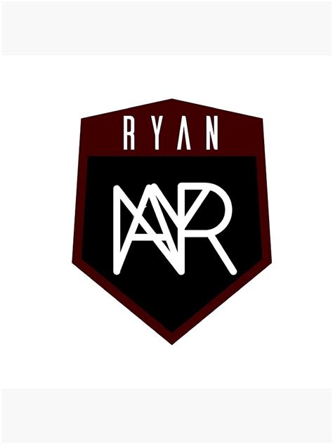 Ryan Name Logo Art Print For Sale By Kenzieb1998 Redbubble
