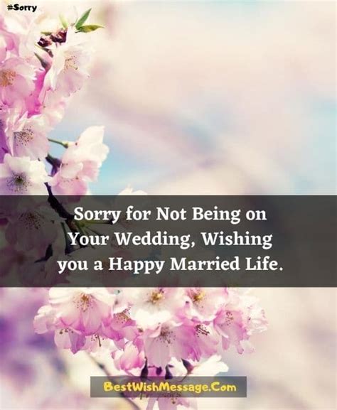 Maybe you would like to learn more about one of these? 45+ Sorry Messages for Not Attending Wedding - Apology Letters