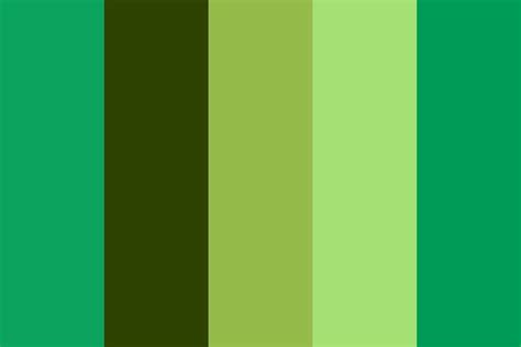 The Ode To Greens Color Palette Green Colour Palette Green Colors