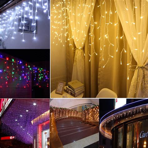 Buy 15m Led Icicle Curtain Window Lights Waterfall