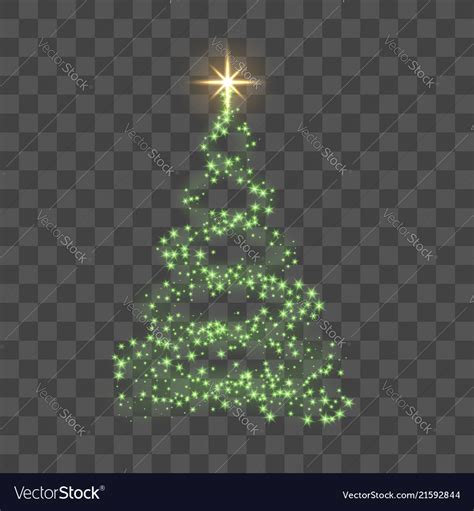 Pikbest has 11594 christmas tree design images templates for free. Christmas tree on transparent background green Vector Image
