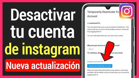 C Mo Desactivar Tu Cuenta De Instagram Nueva Desactivar Cuenta De Instagram Temporalmente