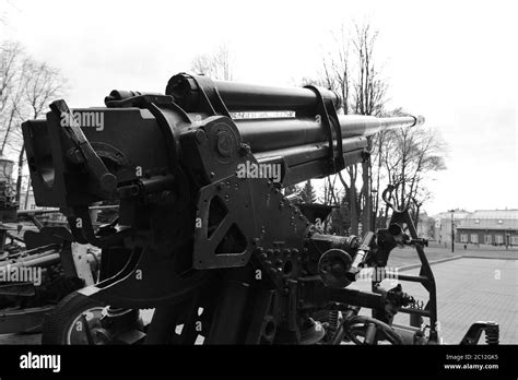 Soviet Anti Aircraft Gun Of The Second World War Stock Photo Alamy