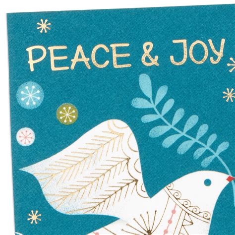 325 Mini Peace And Joy Dove Pop Up Christmas Card Greeting Cards