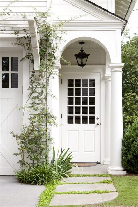 Arched Entry Cottage Exterior Best Front Door Colors House Exterior