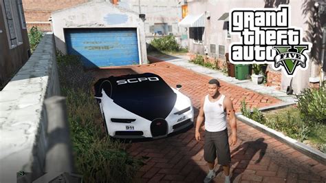 gta 5 stealing luxury police car with franklin youtube