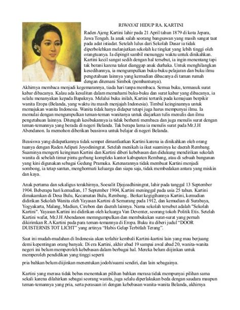 Biografi Raden Kartini Penggambar