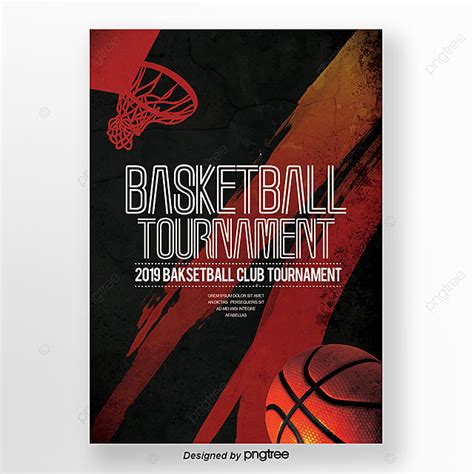 Creative Silhouette Basketball Sports Posters Template Download On Pngtree