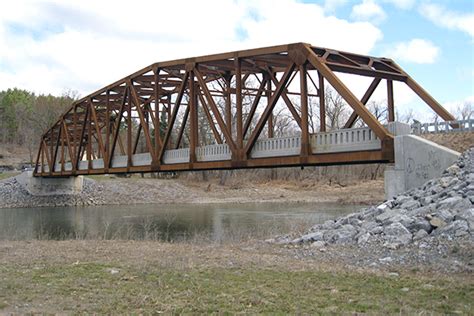 Junction Road Truss Bridge Over Schoharie Creek Sts Steel