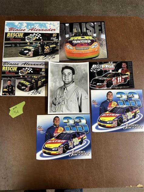 Mix Of 90s Nascar Driver Autographed Pictures Live And Online