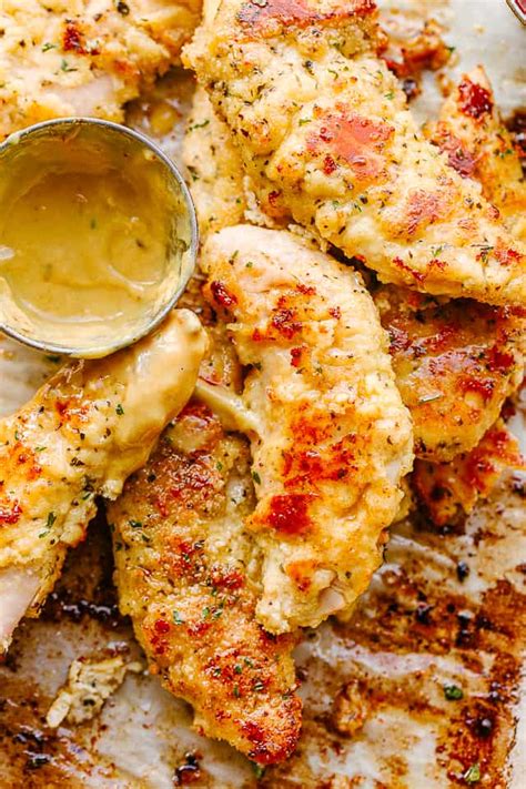 Oven Baked Chicken Tenders Recipe Easy Weeknight Recipes