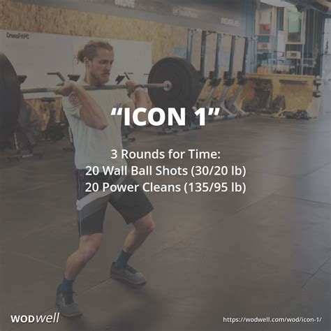 Icon 1 Workout Icon Athlete Benchmark Wod Wodwell Wod Workout
