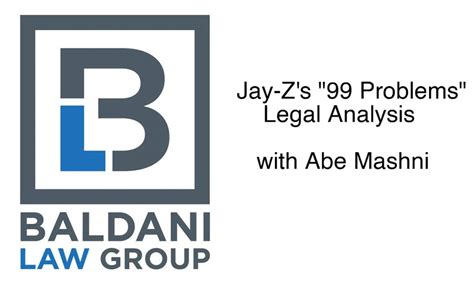 Legal Analysis Of Jay Z S 99 Problems Join Criminal Defense Attorney Abe Mashni Partner At