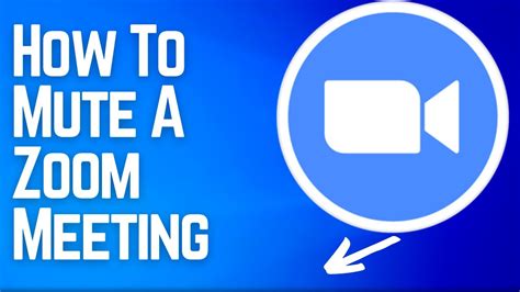 How To Mute A Zoom Meeting Youtube
