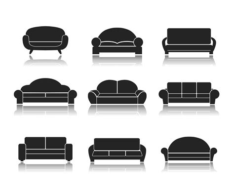 Modern Luxury Sofas And Couches 459370 Vector Art At Vecteezy
