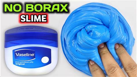 No Borax Vaseline Slime👅🎧 How To Make Super Stretchy No Borax Slime