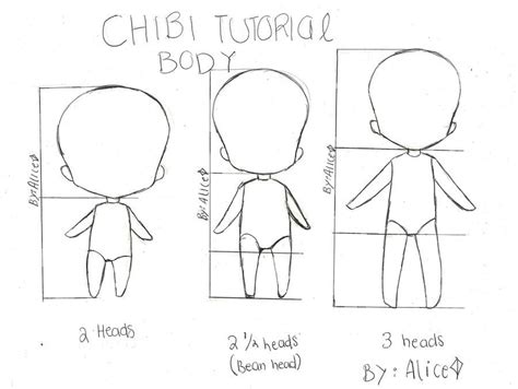 Chibi Size Chibi Drawings Drawings Drawing Tutorial