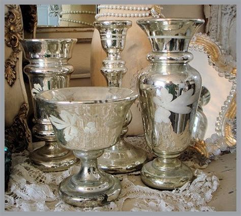 Antique mercury glass | Mercury Glass | Pinterest