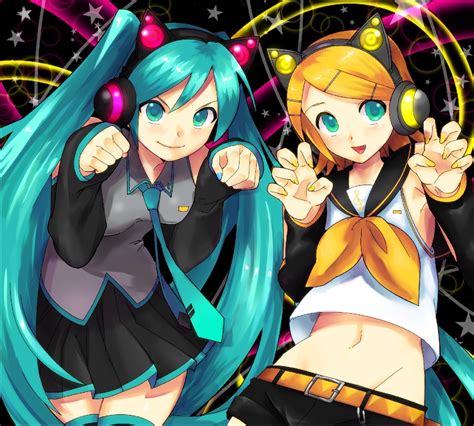 Axent Wear Cat Headphones Worn By Hatsune Miku And Rin