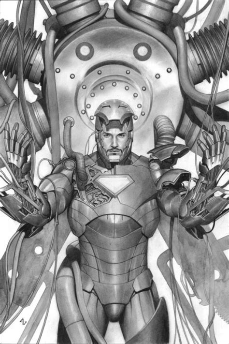 Adi Granov Iron Man 31 Cover In Alan Ns Adi Granov Comic Art Gallery