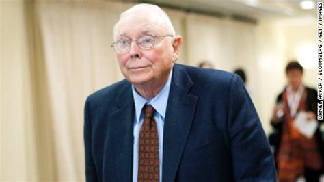 Money manager with right character & integrity. Charlie Munger Fast Facts - CNN