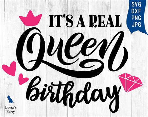 Silhouette Birthday Queen Svg Download Free And Premium Svg Cut Files