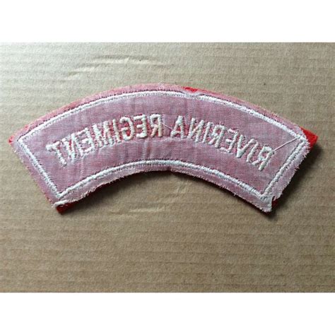Australian Riverina Regiment Cloth Shoulder Title Gradia Military