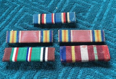 Pin On 5 Us Military Ribbon Bar Pins Medals From World War Ii Victory