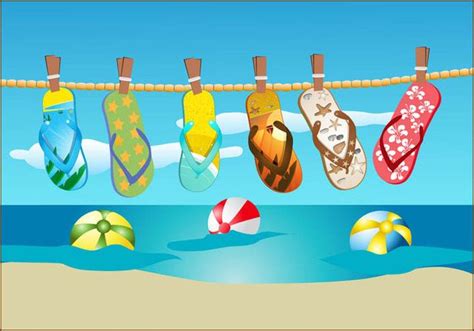 Web Development Summer Clipart Flip Flop Art Summer Art