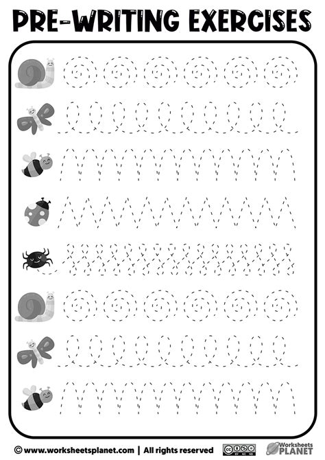 Pre Writing Worksheets Pdf Worksheets For Kindergarten