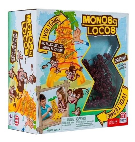 Descubrí la mejor forma de comprar online. Juego De Mesa Monos Locos, Mattel Games. Envío Gratis - $ 620.00 en Mercado Libre