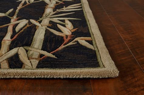 Sparta Black Bamboo Border Area Rug By Kas Rugs