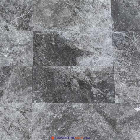 Buy Polished Tundra Dark Gray Marble Tiles For 1825m2