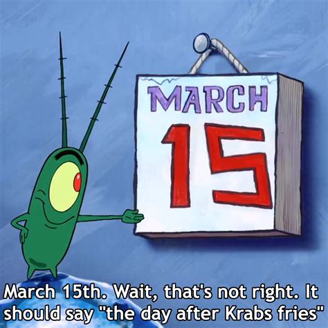 Terpopuler 30 Spongebob Calendar Meme