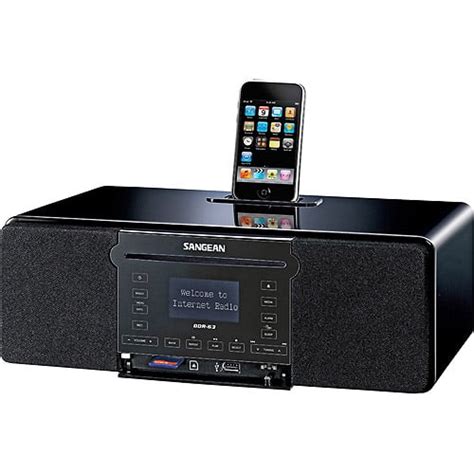 Sangean Wifi Internet Radio With Cd Player Fm Rds And Ipod Dock